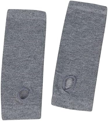 Striped Womens Fingerless Gloves for Winter