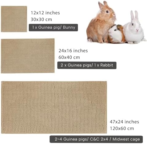 KEYIDEGuinea Pig Cage Liner 2-Pack