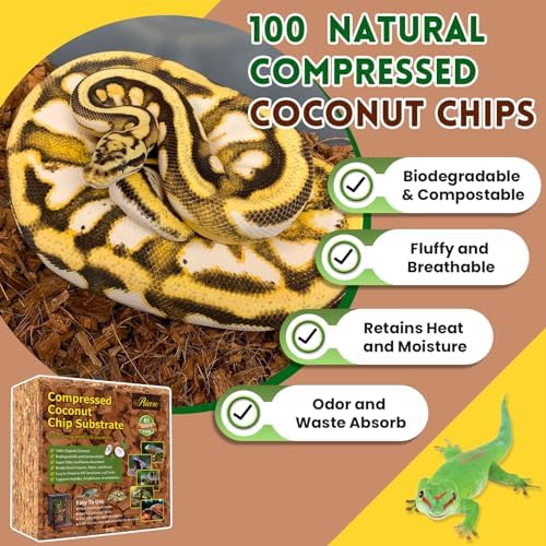 Riare Coconut Chip Substrate for Reptiles 88LB 60Quarts