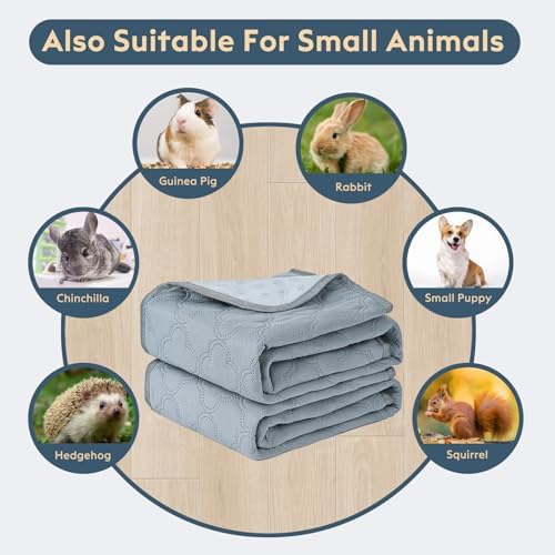 Washable GUINNergy Pad - Reusable GUINNergy Pad for Guinea Pigs Light Grey