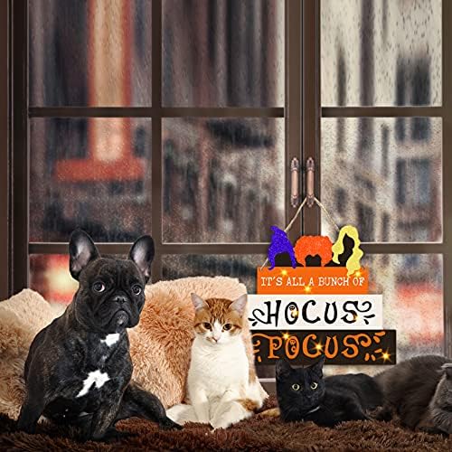 CIOEY Halloween Door Sign Spooky Decor