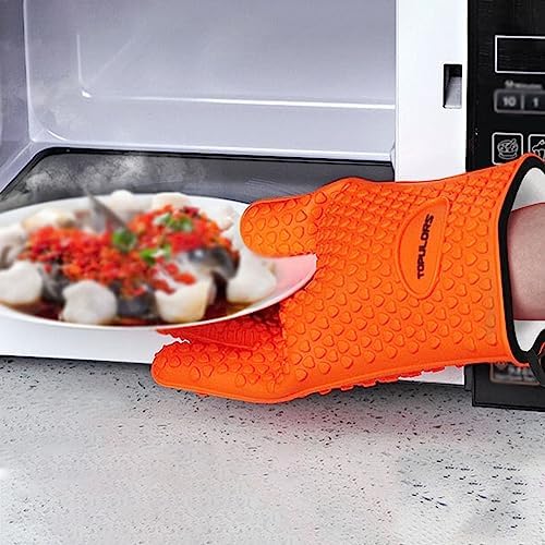 Heat-Resistant Silicone Gloves for Grill BBQ