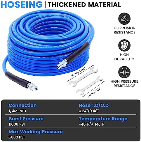 Unleash 100FT sewer jetter kit for easy clog-free cleaning