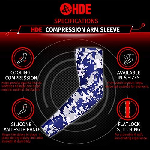 HDE Arm Compression Sleeves Cooling Protecting for Kids