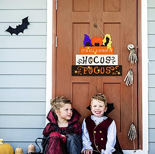 CIOEY Halloween Door Sign Spooky Decor