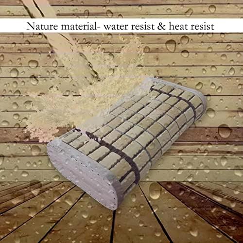 NUIBY Bamboo Sauna Headrest Pillow Set