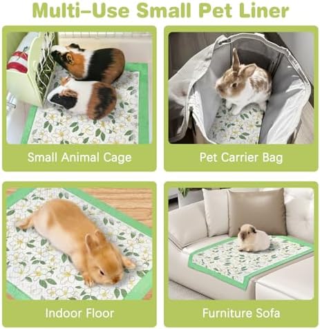 Fhiny Guinea Pig Cage Liner 13x18