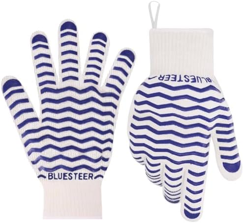 BLUESTEER 932F Heat-Resistant Oven Gloves