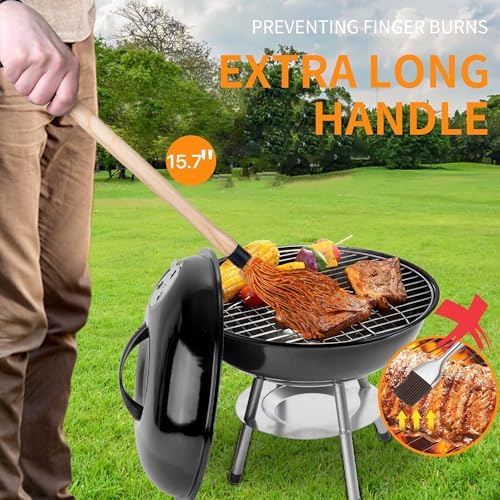 10-Piece BBQ Mop and Grill Brush Set for Ultimate Grilling Success
