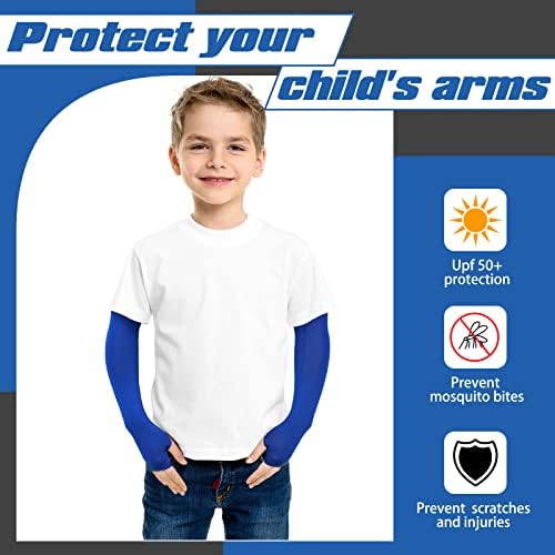 Mepase 10 Pairs Arm Sleeves for Kids