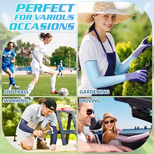 UV Sun Protection Arm Sleeves for Men Women 1