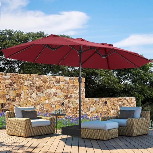 MasterCanopy patio umbrella with base