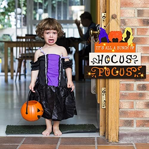 CIOEY Halloween Door Sign Spooky Decor