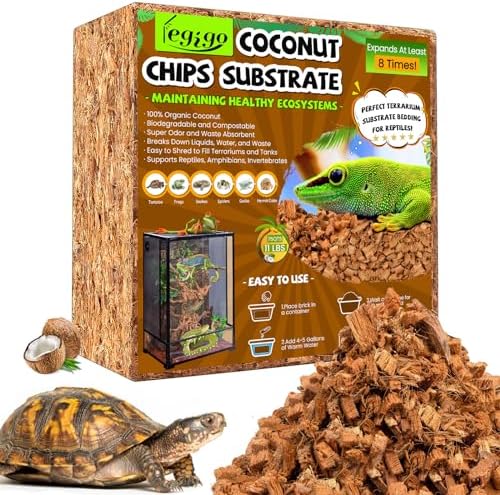 Legigo Eco Natural 10LBS Coconut Chip Substrate for Reptiles