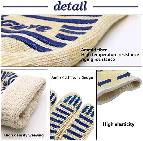 Heat-Resistant Oven Gloves 540F
