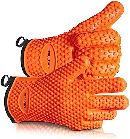Heat-Resistant Silicone Gloves for Grill BBQ