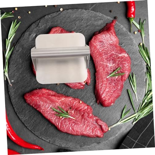 FONDOTIN 1pc Stainless Steel Burger Presser Kit