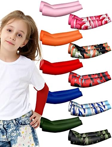 Xuhal Arm Sleeves for Kids Improved UV Protection
