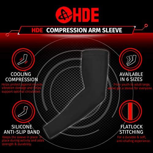 HDE Arm Compression Sleeve for Kids Basketball