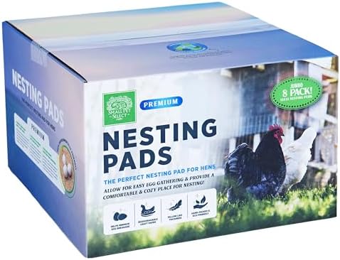 Small Pet Select Enjoyable Nesting Mat - 8-Pack Posh Design for Chickens