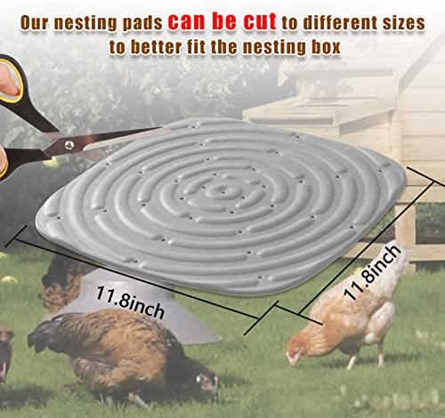 10x10 Reusable Chicken Nesting Box Pads
