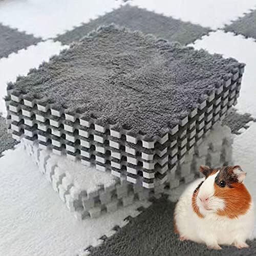 OnCPCare 10Piece 11x11 Washable Fleece Mat Set for Guinea Pigs