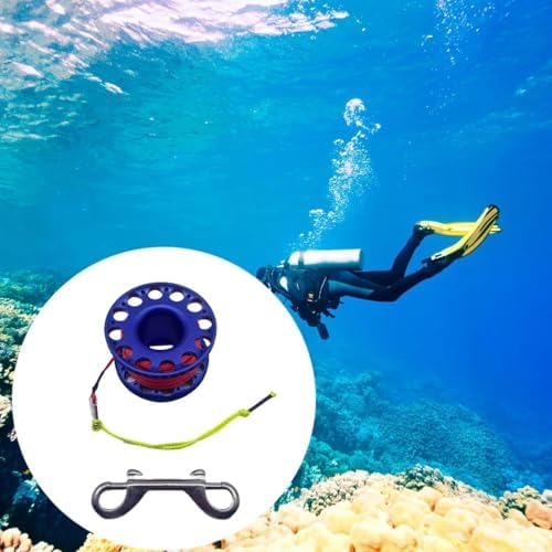 Diving Reel Aluminum Compact Double End Bolt Snap Durable