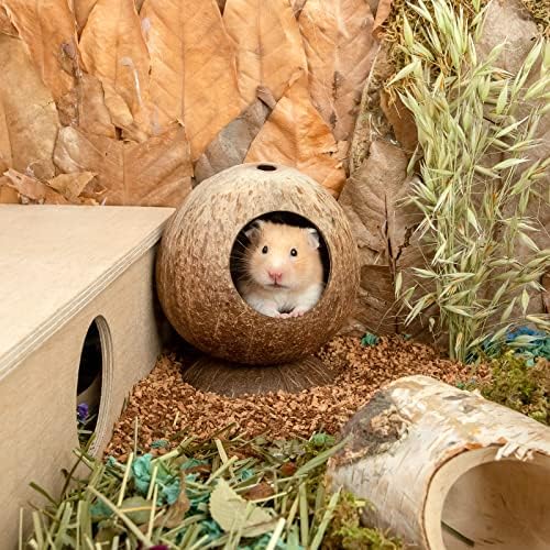 Coconut Hut Safe CozyHAMSTER HUG Cozy Bed for Gerbils Mice Small Animal