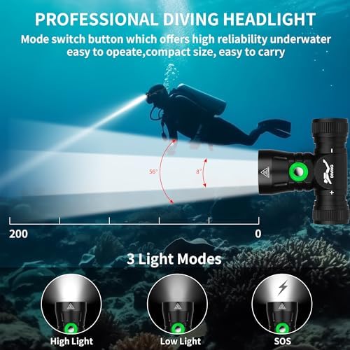 WindFire Scuba Diving Headlamp