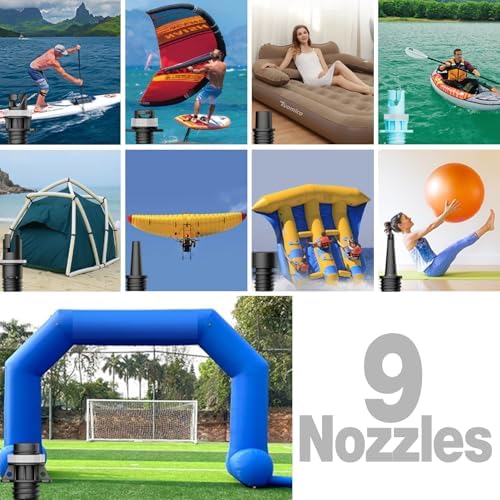 Quick-Inflatable Electric Air Pump for Paddle Boards
