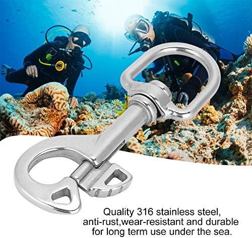 Sturdy 95mm 316 Stainless Steel Snack Bar Hook Diving Fastener