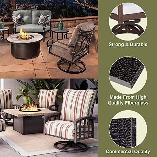 Fast-acting patio rockers