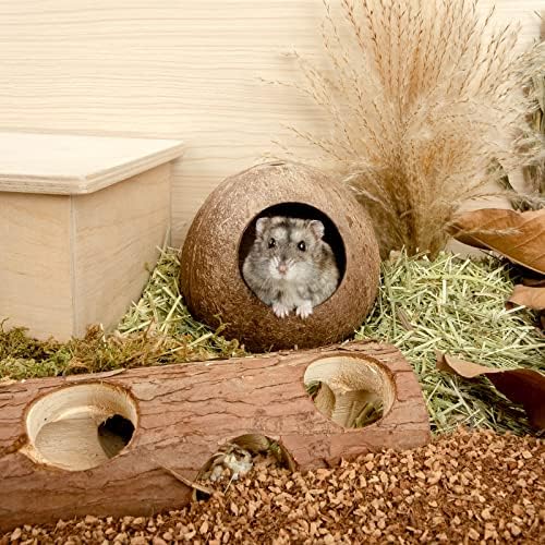 Coconut Hut Safe CozyHAMSTER HUG Cozy Bed for Gerbils Mice Small Animal