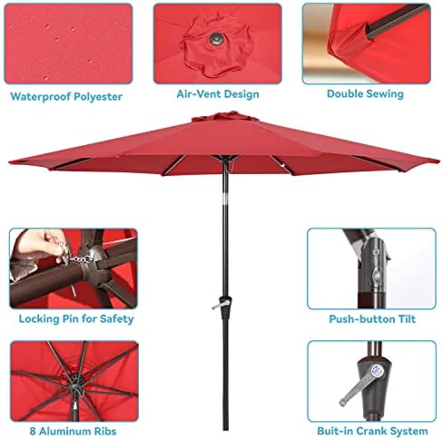 Pakade Patio Umbrella 9FT