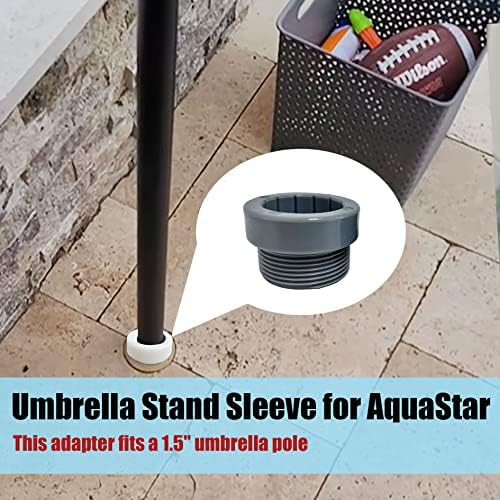 Pool Umbrella Stabilizer Adapter 1 34 Diameter Fits Aquastar Splashes
