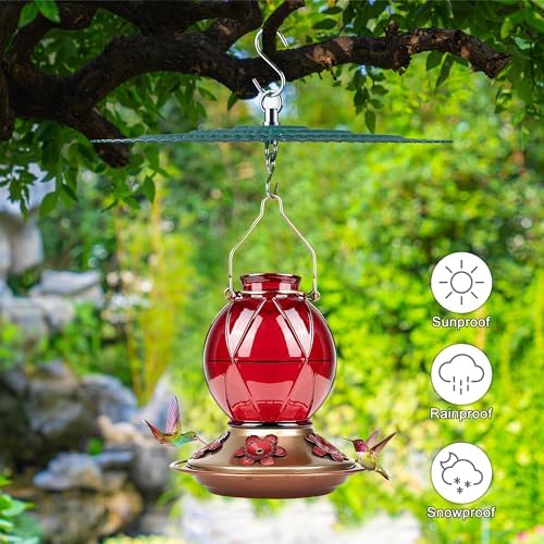 Eyrosa 112-inch Metal Feeder Rain Guard 2-Pack