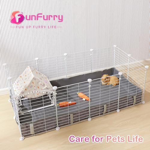 FunFurry Waterproof Guinea Pig Cage Liner 24x48 Dark Grey