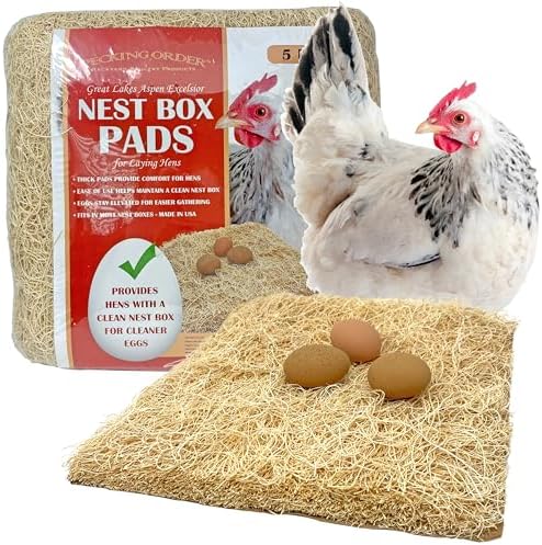 Nest Box Pads for Chickens 13x13 Made in USA