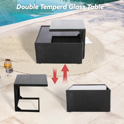 TIMSATO 8-Piece Patio Conversation Set