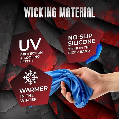 Cooling Compression Sleeves for Armpits - Arm Protection for Basketball More