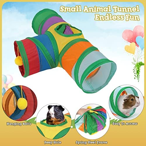 Rypet 3-Way Pet Tunnel for Small Animals