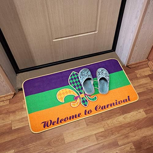 Mardi Gras Fdekor Door Mat