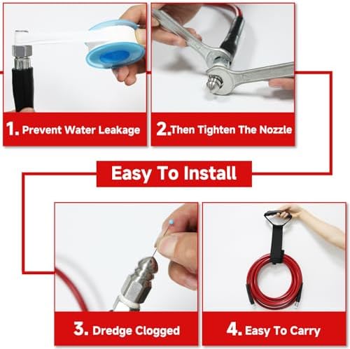 Yetianical NIFUAL Pressure Washer Cleaning Kit