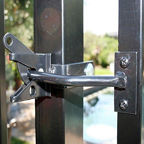 Black Steel Wall Fence Kit
