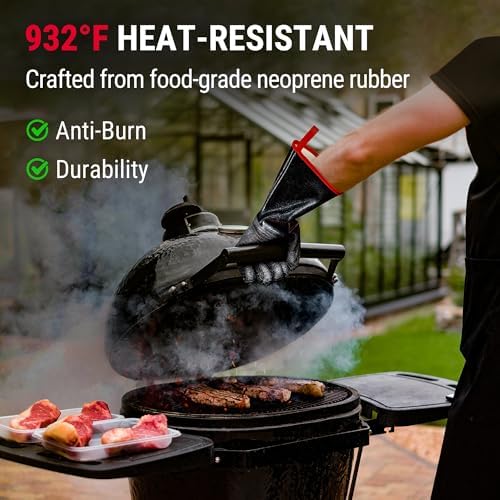 ThermoPro Heat Resistant BBQ Gloves 14 Inches