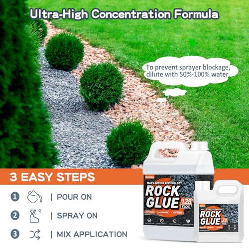 Shabebe Rock Glue 1 Gallon for Landscaping