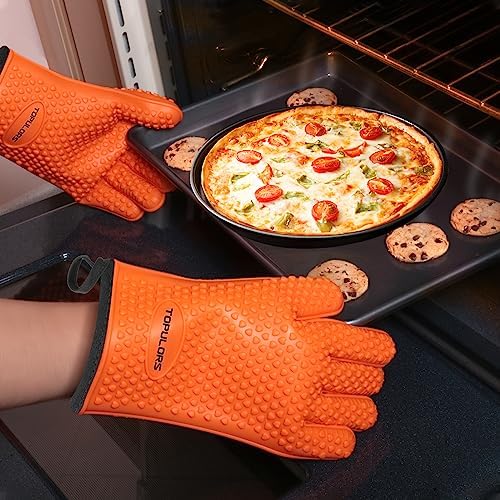 Heat-Resistant Silicone Gloves for Grill BBQ