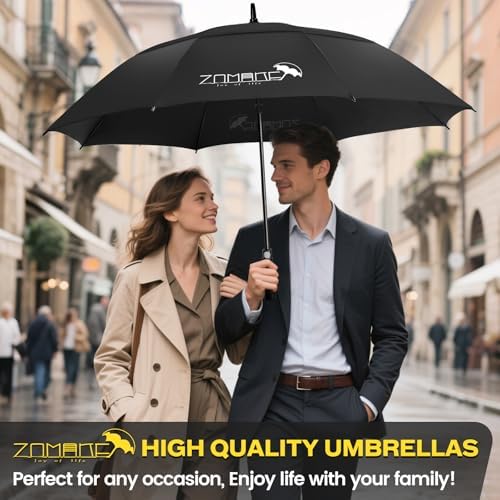 ZOMAKE Golf Driver - Oversized Windproof Umbrella w Double Canopy