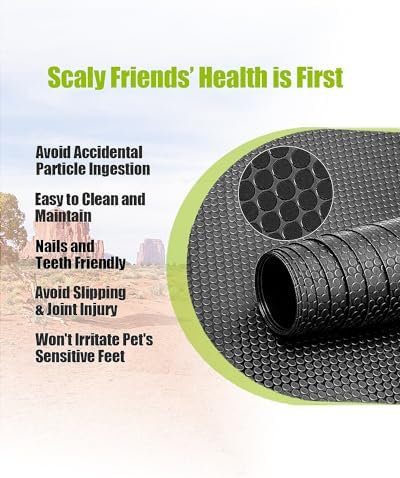 Helidrago Reptile Tank Liner Mat for 75 Gallon Lizard Tank