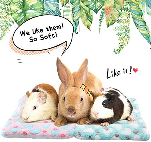 Jetec 4-Piece Rabbit Bunny Bed Mat 10x11 inch